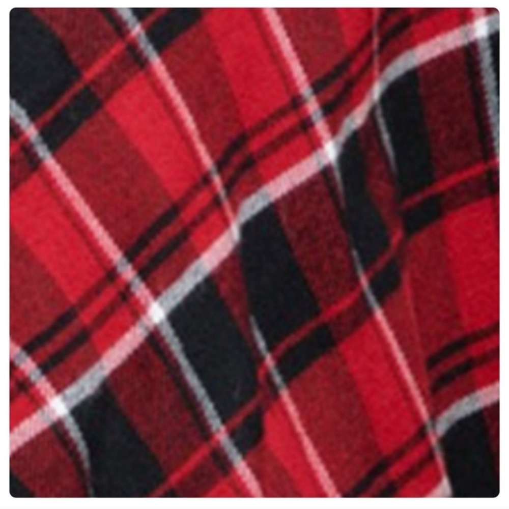 Soft Buffalo Plaid Ruana Poncho - Picture 6 of 7